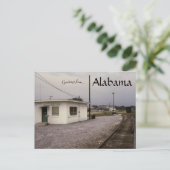 Carte Postale Alabama Railroad Office in Elba Alabama (Debout devant)