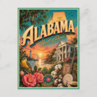 Alabama Rétro Voyage Souvenir