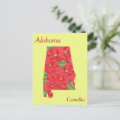 Carte Postale Alabama State Flower Plan de collage (Debout devant)