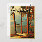 Carte Postale Alabama vintage (Devant / Derrière)