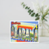 Carte postale Alabama Vintage Big Letters (Debout devant)