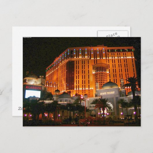 Carte postale Aladdin Las Vegas (Devant / Derrière)
