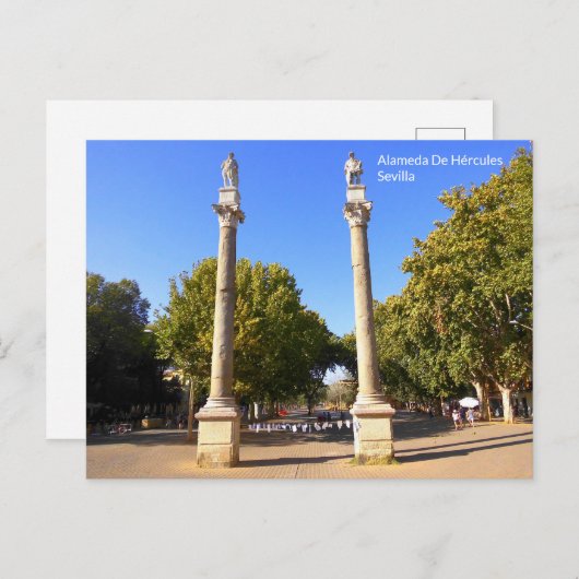 Carte Postale Alameda De Hércules (Devant / Derrière)