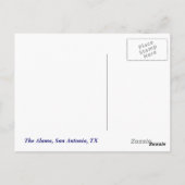 Carte postale Alamo, San Antonio (Dos)