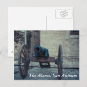 Carte Postale Alamo, San Antonio, Texas (Devant / Derrière)