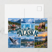 Carte Postale Alaska (Devant / Derrière)