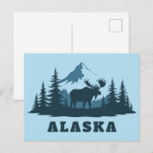 CARTE POSTALE ALASKA (Devant / Derrière)