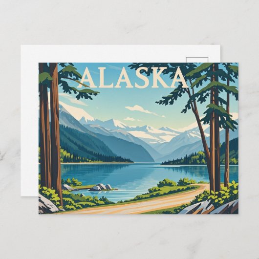 Carte Postale alaska (Devant / Derrière)