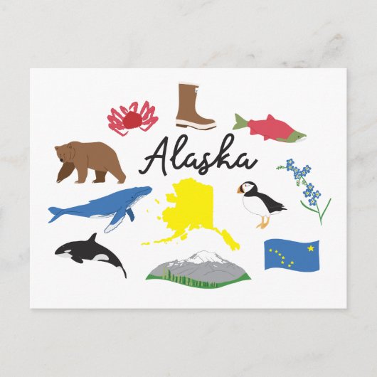 Carte postale Alaska (Devant)