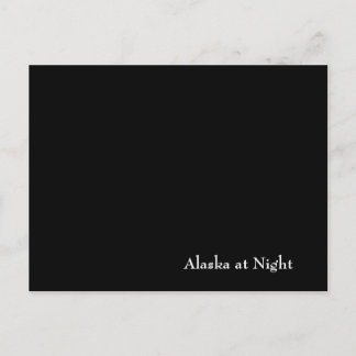 Carte Postale Alaska à la nuit