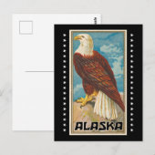 Carte Postale Alaska - Aigle Vintage (Devant / Derrière)
