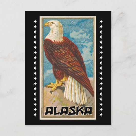 Carte Postale Alaska - Aigle Vintage (Devant)