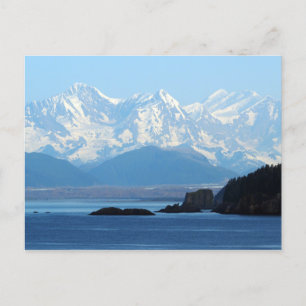 Carte Postale Alaska Coast Mountains Ocean Photo