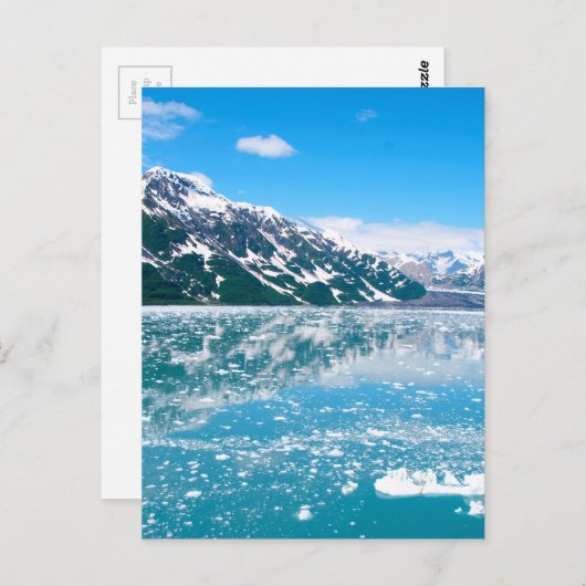 Carte Postale Alaska Glasier (Devant / Derrière)