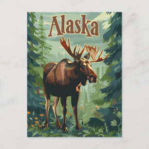 Carte Postale Alaska Moose