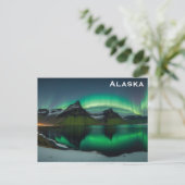 Carte Postale Alaska Northern Lights Photo Voyage (Debout devant)