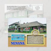 Carte Postale Alaska State Railroad Museum, Nenana, Alaska (Devant / Derrière)