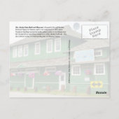 Carte Postale Alaska State Railroad Museum, Nenana, Alaska (Dos)