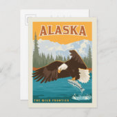 Carte Postale Alaska | The Wild Frontier - Eagle (Devant / Derrière)