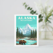 Carte Postale Alaska vintage (Debout devant)