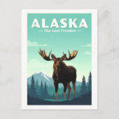 Carte Postale Alaska vintage (Devant)