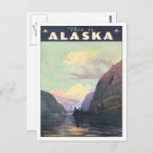Carte Postale Alaska vintage (Devant / Derrière)