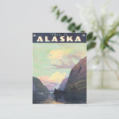 Carte Postale Alaska vintage (Debout devant)