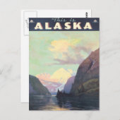 Carte Postale Alaska vintage (Devant / Derrière)