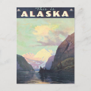 Carte Postale Alaska vintage