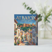 Carte Postale Albaicín Espagne (Debout devant)