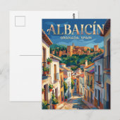 Carte Postale Albaicín Espagne (Devant / Derrière)