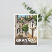 Carte Postale Albaicin Grenade Espagne Voyage (Debout devant)