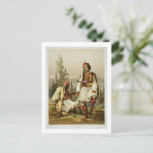 Carte Postale Albanais, mercenaires dans l'armée ottomane, pub.  (Debout devant)