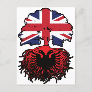 Carte Postale Albanie Albanie Royaume-Uni Royaume-Uni Royaume-Un