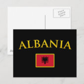 Carte Postale Albanie d'or (Devant / Derrière)