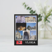 Carte Postale Albanie - Vlora - Mosaïque - (Debout devant)