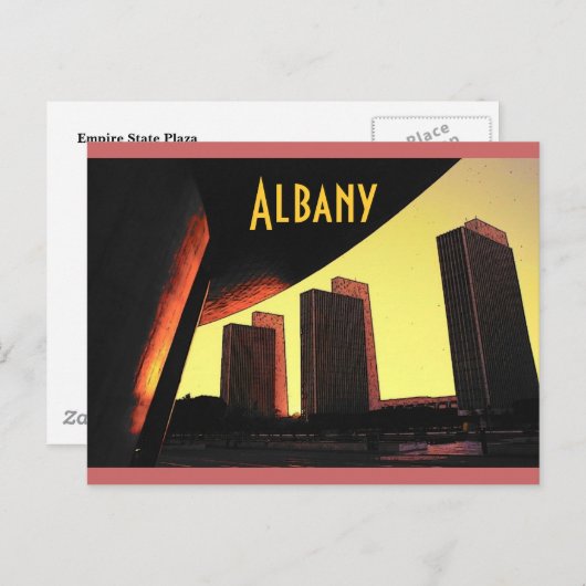 Carte postale Albany (Devant / Derrière)