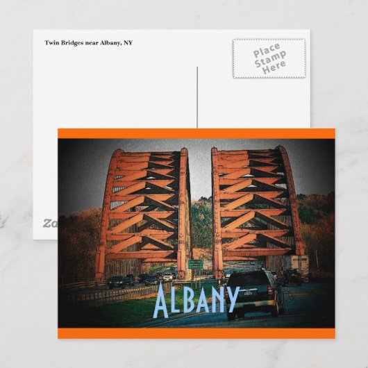 Carte postale Albany (Devant / Derrière)