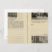 Carte Postale Albany Garage, Albany (Devant / Derrière)