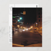 Carte Postale albany la nuit : rue perle (Devant / Derrière)