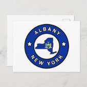 Carte Postale Albany New York (Devant / Derrière)