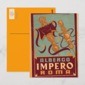 Carte Postale albergo impero roma (Devant / Derrière)