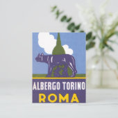 Carte Postale Albergo Torino (Debout devant)