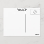 Carte Postale Albergo Torino (Dos)