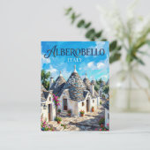Carte Postale Alberobello Italie (Debout devant)