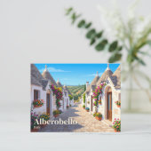 Carte Postale Alberobello Italie (Debout devant)
