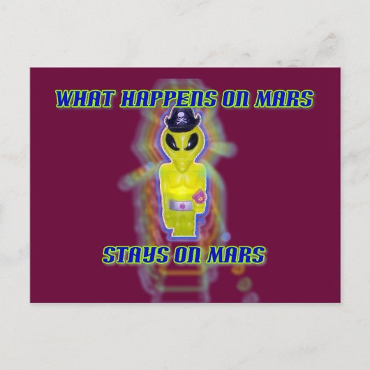 Carte Postale Albert Alien Tee (Devant)