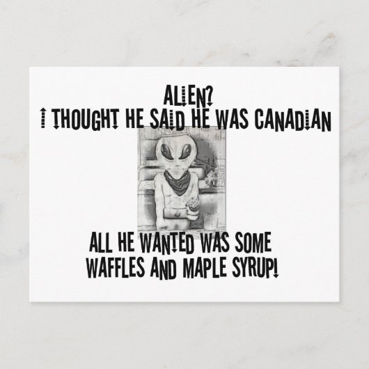 Carte Postale Albert Alien Tee (Devant)
