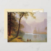 Carte Postale Albert Bierstadt, Kerns River Valley California (Devant / Derrière)