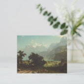 Carte Postale Albert Bierstadt - Lac Lucerne (Debout devant)